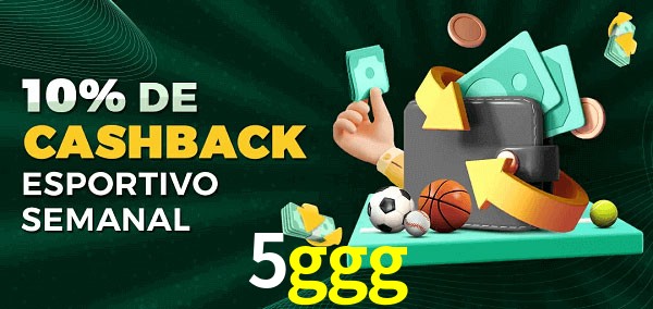10% de bônus de cashback na 5ggg